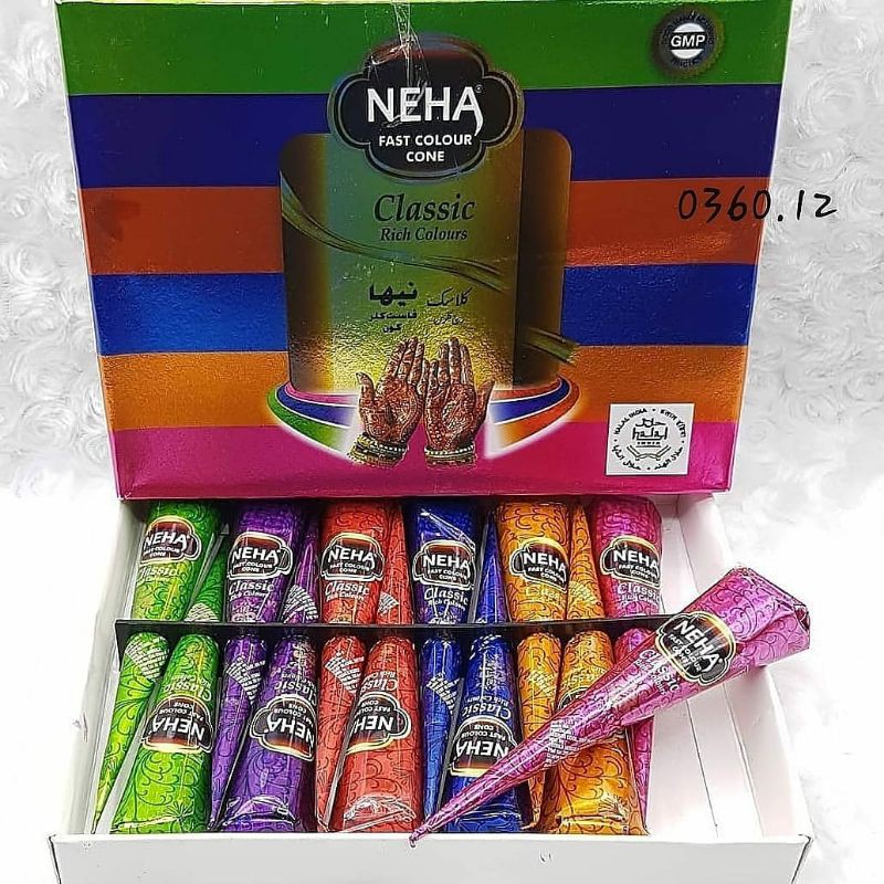 [12pcs] NEHA HENNA PASTE