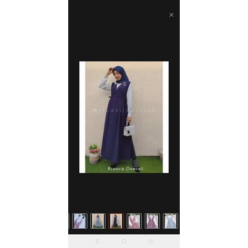 BIANCA DRESS OVERALL/Gamis wanita terbaru
