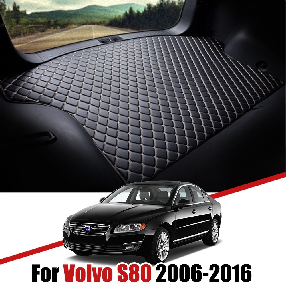 Matras Bagasi Mobil Bahan Kulit Untuk Volvo S80 2006 2007 2008 2009 2010 2011 2012-2016