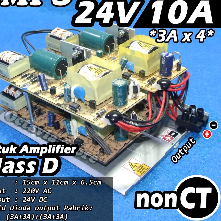 (SQ27)-adaptor power supply 24V 10A, 6A SMPS CT dan NonCT-New Arrival