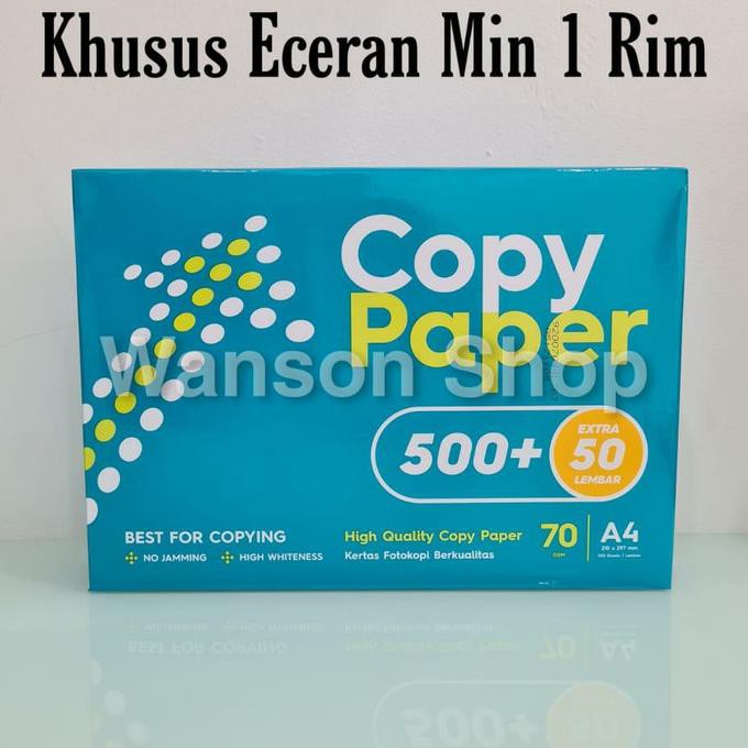 

KERTAS A4 COPY PAPER ECERAN