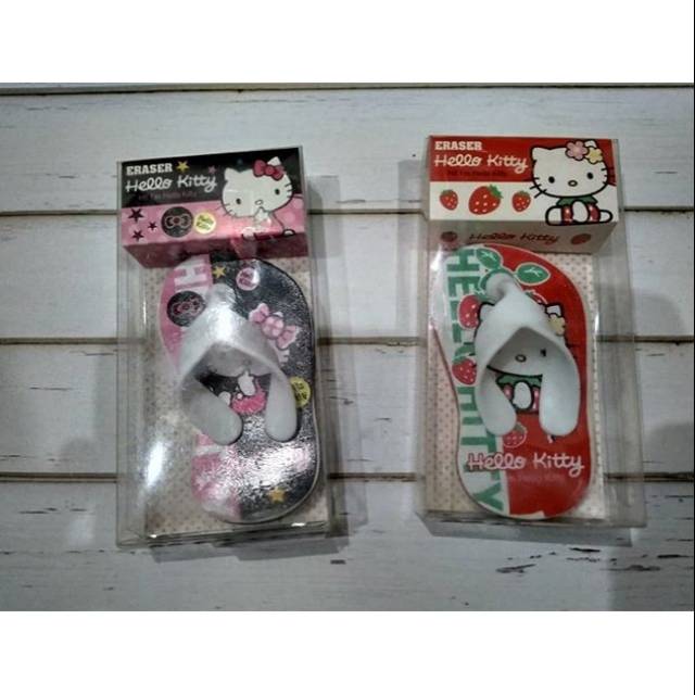 

Penghapus Bentuk Sandal Hello Kitty