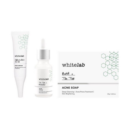 Whitelab Acne Care Series | Acne Serum | Acne Cream | Acne Soap Whitelab