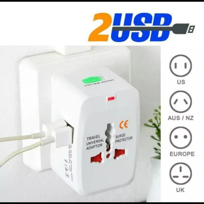 Universal travel charger  Travel adaptor  Charger handphone