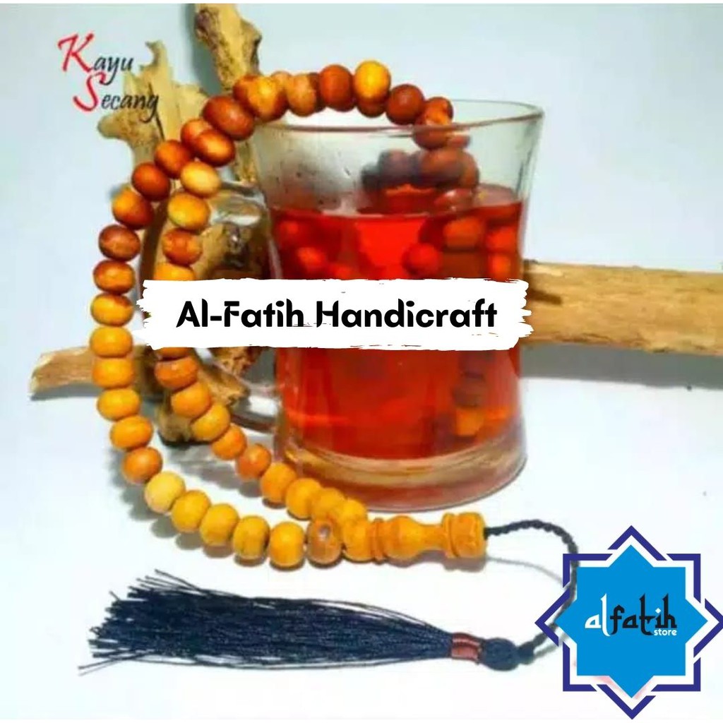 Tasbih Secang Asli tasbih Kayu Secang Tasbih Galih Secang 7mm