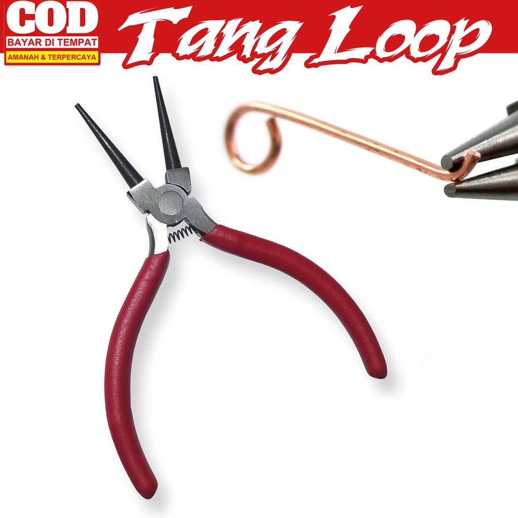 Tang Pembulat Kawat Ujung Bulat Loopinng Pliers Untuk Kerajinan Perhiasan DIY