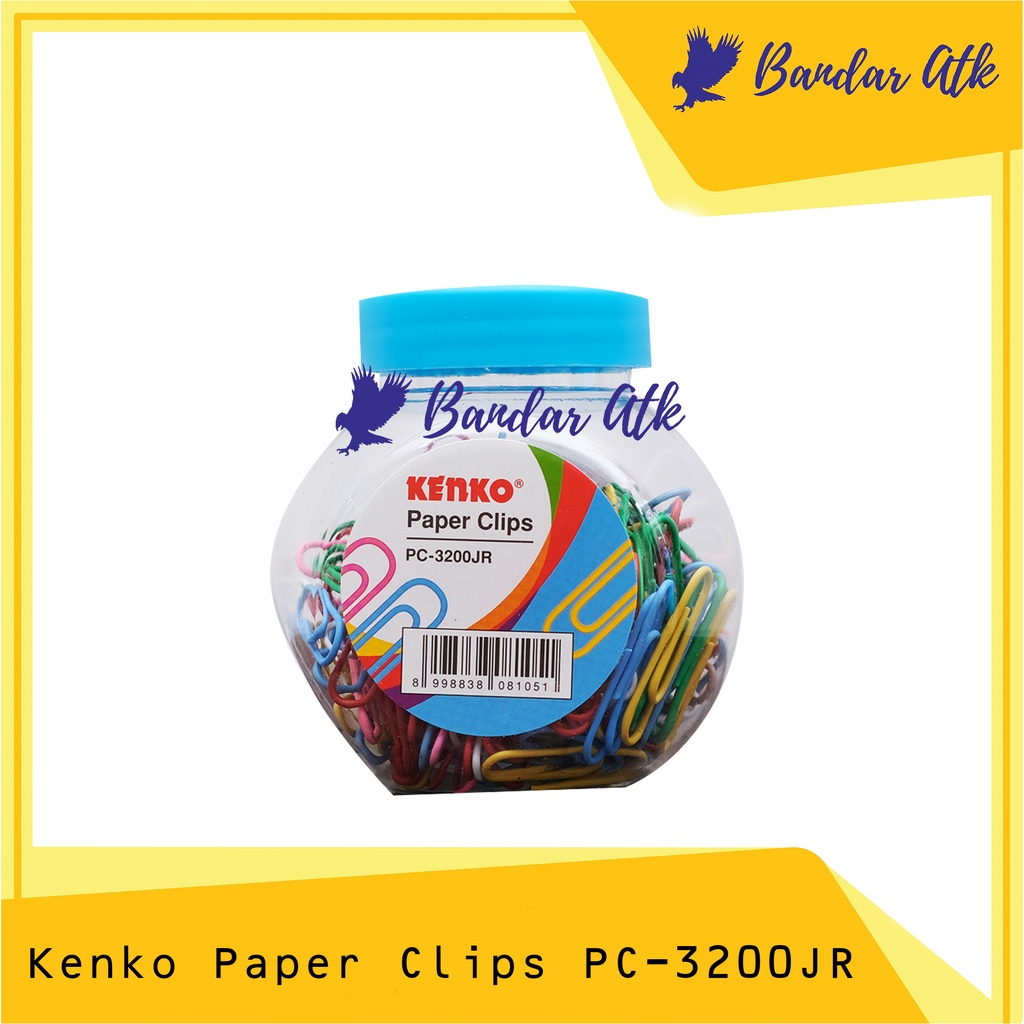 

Kenko Paper Clip PC 3200JR Warna Warni [1 Toples]