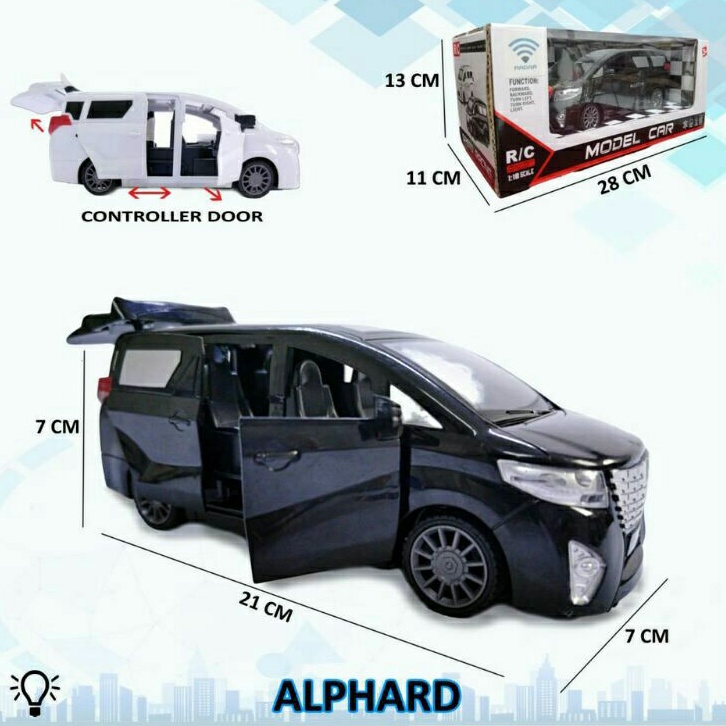 PROMO MAINAN ANAK MOBIL REMOTE CONTROL ALPHARD BUKA PINTU OTOMATIS MAINAN MOBIL RC MAINAN EDUKASI