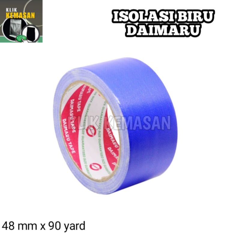 

selotip isolasi lakban daimaru warna biru plastik opp 100 meter