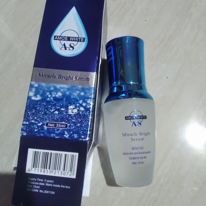 AMOS SERUM WAJAH MIRACLE BRIGHT SERUM AMOS WHITE SERUM 35 ML