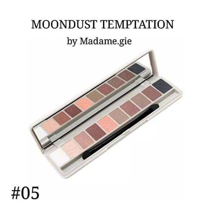 MADAME GIE EYE ILLUSION MOONDUST TEMPTATION EYESHADOW 10 WARNA