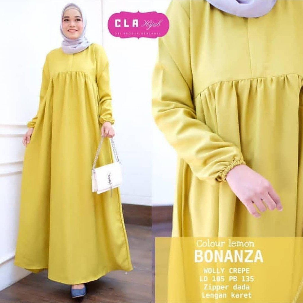 5L XXXL XXL XL L M S | BONANZA DRESS POLOS BIG SIZE TERLARIS