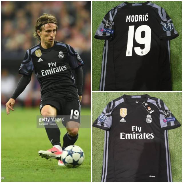 JERSEY REAL MADRID 3RD 2016 2017 MODRIC