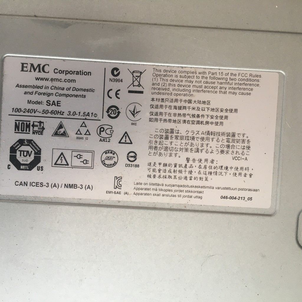 Enclosure Storage 25 Bay EMC SAE support SAS SATA SSD untuk NAS DAS Normal