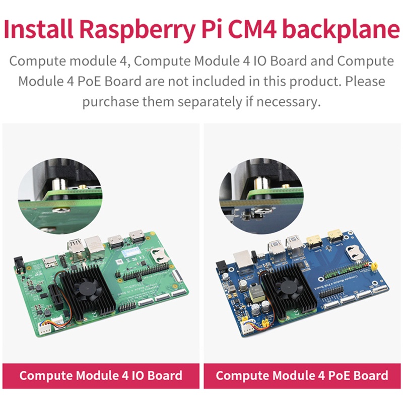 Bt Radiator Kipas Bawaan Bahan Aluminium Alloy 4pin Untuk Raspberry Pi Compute Module4