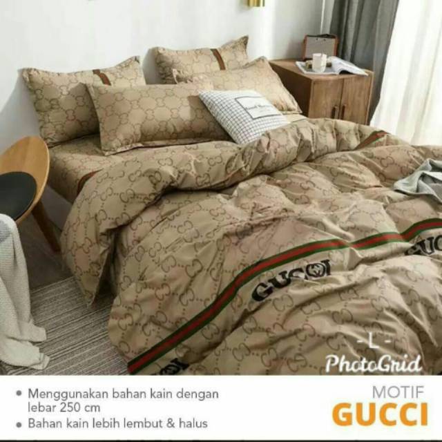 SPREI DAN BEDCOVER SET ESRA GUCCI