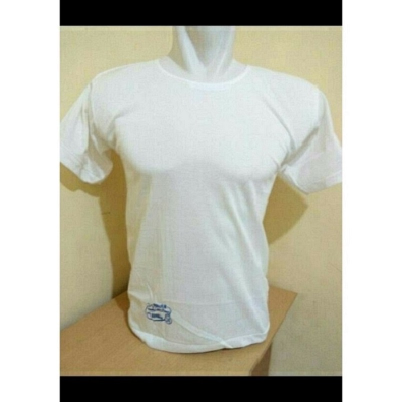 KAOS OBLONG PRIA SWAN BRAND ORIGINAL DALAMAN MURAH PUTIH POLOS  SIZE 36 38 40 42 BISA JUAL LAGI