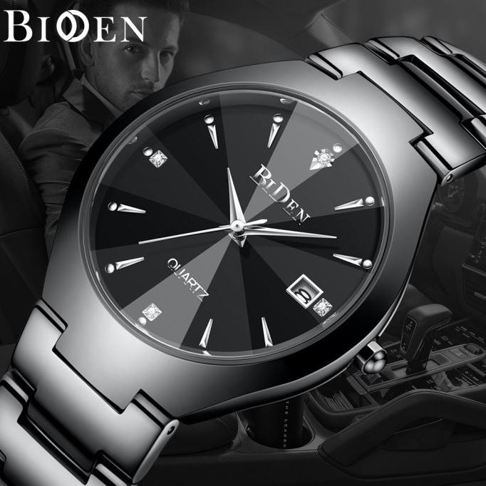 jam tangan pria BIDEN Bisnis Mewah Otomatis Date Tahan Air Kuarsa jam