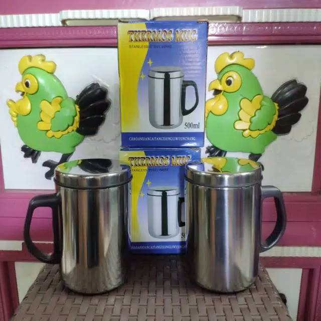 Gelas Minum - Mug - Thermos Mug Stainless