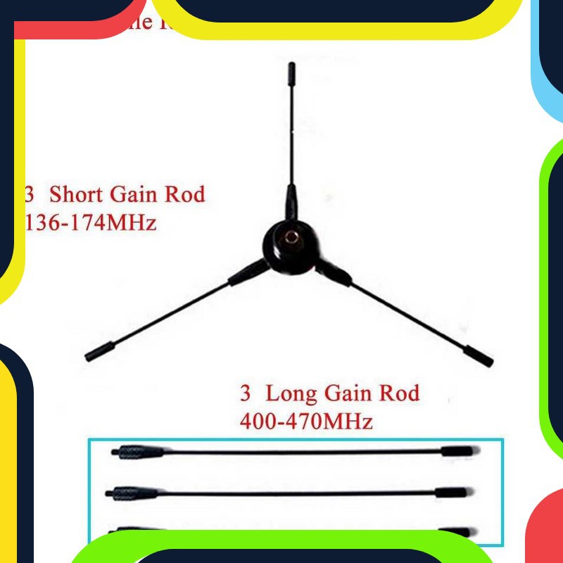 Bayar Ditempat Pofung Nagoya Antenna UHF-F 10-1300MHz Ground Radical - RE-02