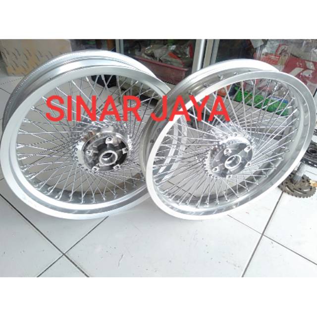Velg jari tapak lebar custom basis scorpio vixion new mx new mx king primus tiger verza thunder dll
