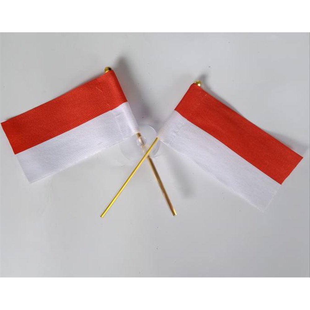 ceplok bendera / tempelan bendera di kaca / harga satuan