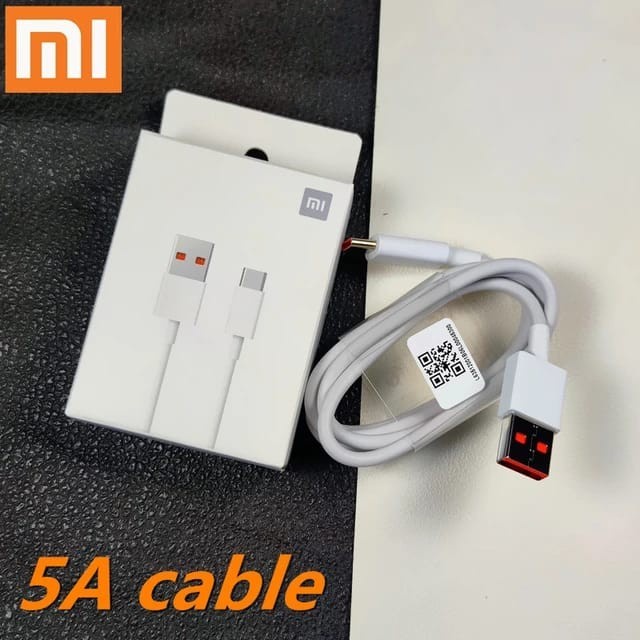 KABEL DATA CHARGE TURBO FOR XIAOMI NOTE 10 PRO ORIGINAL 5A 100 PERSEN