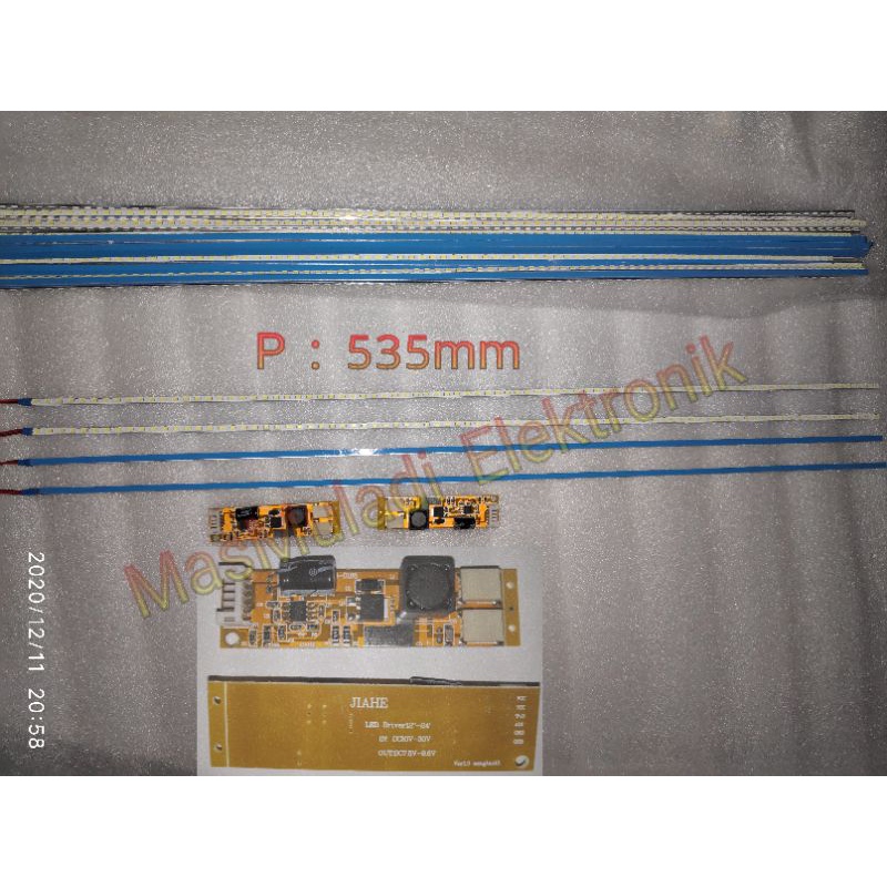 BACKLIGHT LED LIDI STRIP STRIPS UNIVERSAL MULTI PLUS INVERTER LAMPU TV BL KECIL SMD TEMPEL ALL MERK