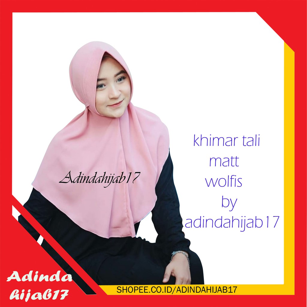 Termurah Khimar pet tali antem simple pet tali jilbab 