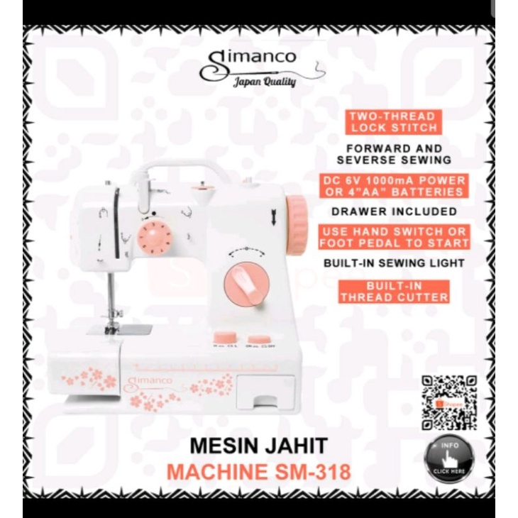 Mesin Jahit Simanco second