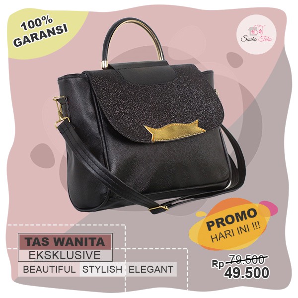 Tas Wanita Perempuan Abg Cewek Remaja Kece Slempang Cantik Kekinian Keren Kode Albania 21x15cm