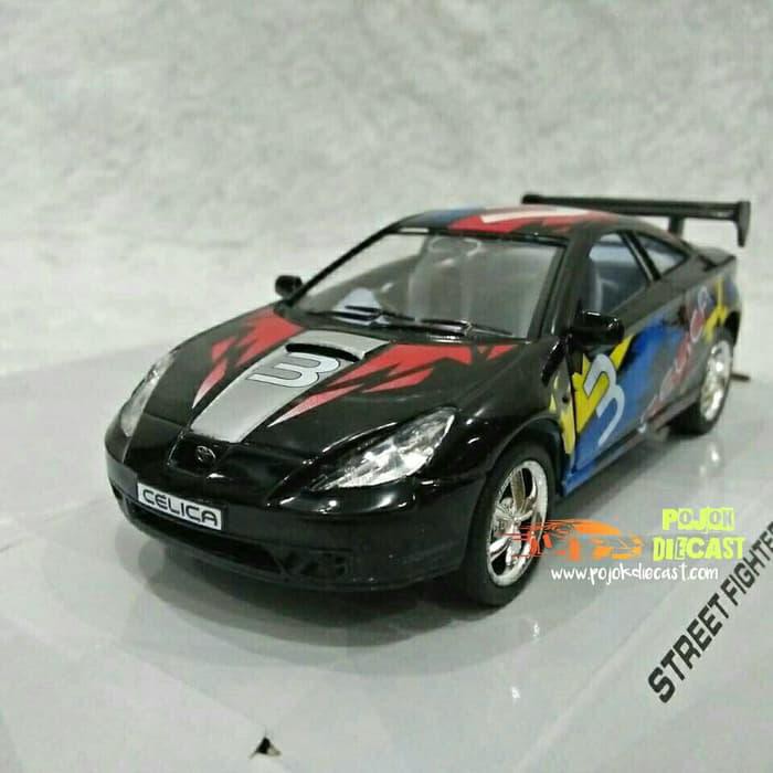 TOYOTA CELICA RACING Diecast Kinsmart Miniatur Mobil Sport