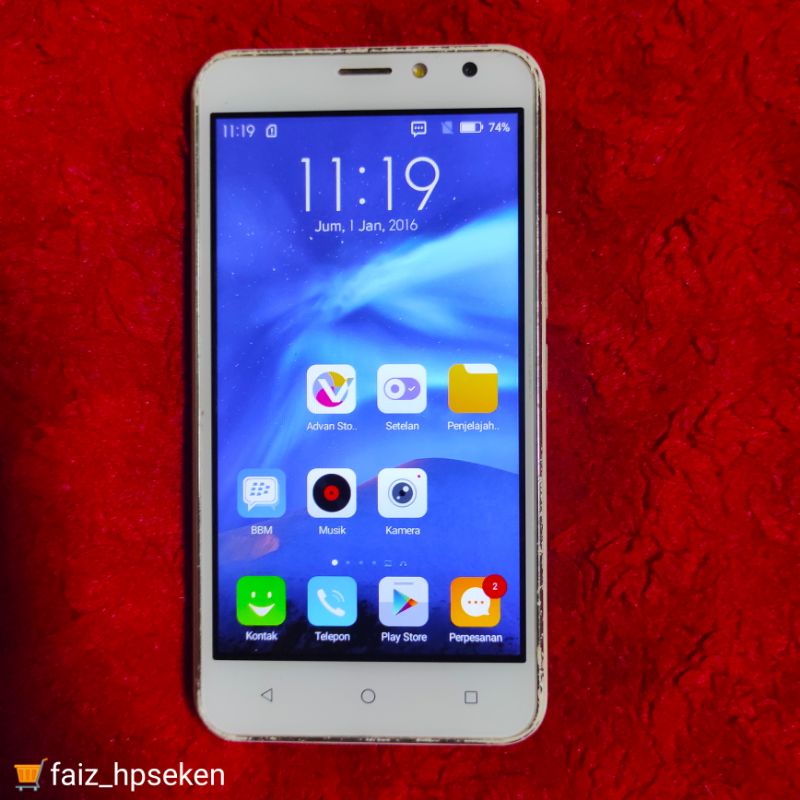 Advan S5E NXT Ram 1GB Hp Android Second Murah Normal Siap Pakai