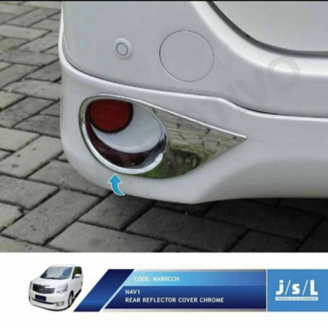 Cover reflektor mobil NAV1 chrome jsl