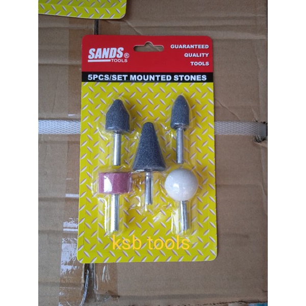 5 pcs/set mounted stones mata bor/gurinda batu