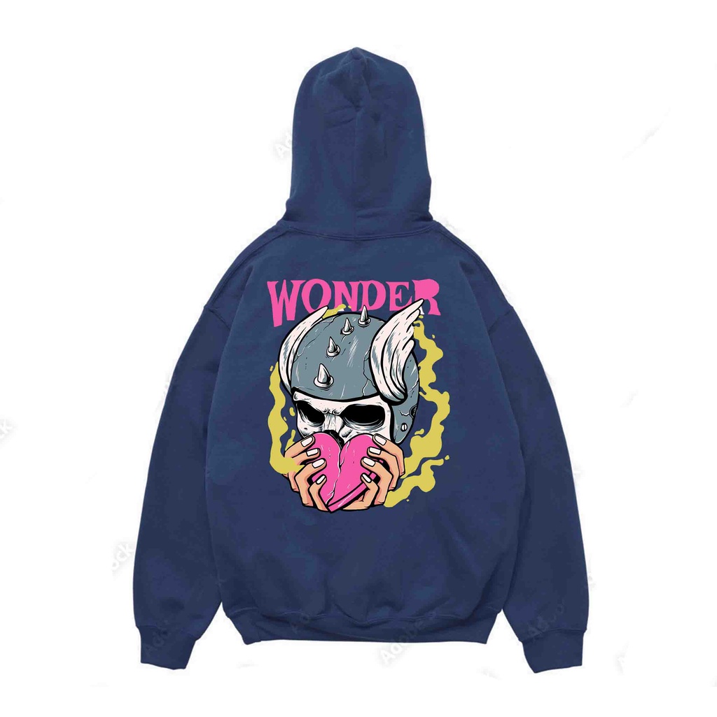 Hoodie Pria Wonder Sweater Pria Fleece Size M - XXL