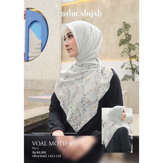 Ethica Hijab Segi Empat Motif 015
