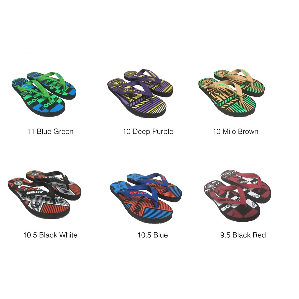 89stories : GROSIR SANDAL ISI 6 Sendal Jepit / Sandal Jepit Pria Swallow Distro (Per 6 Pcs)