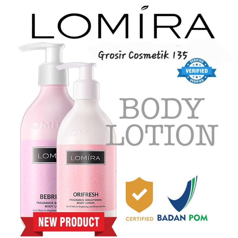 LOMIRA BRIGHTENING AND MOISTURIZING BODY LOTION [ BPOM ]