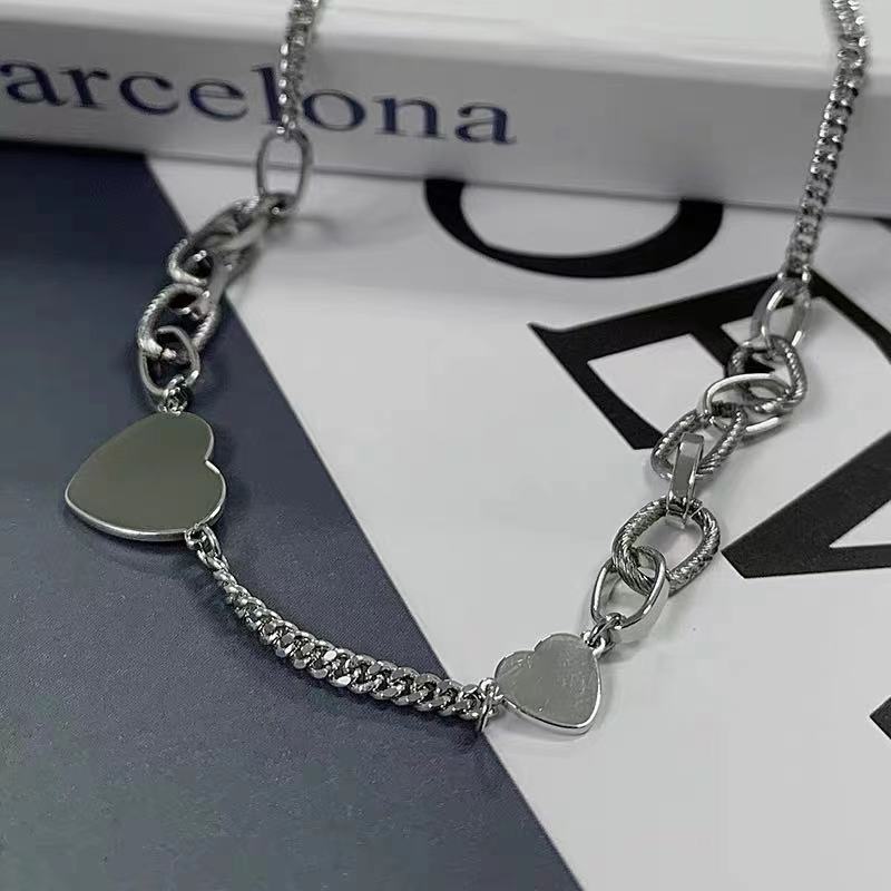 CINTA titanium baja kalung wanita niche desain kalung ornamen liontin ins angin dingin kalung lionti