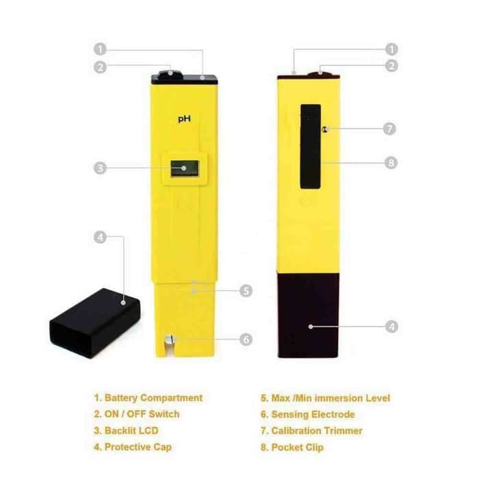 C231 Ph Meter Digital Alat Ukur Keasaman Air