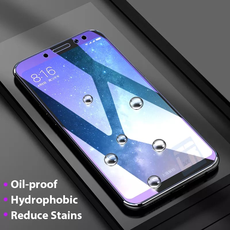 Tempered Glass Blue Light OPPO A3s / OPPO F7 Anti Gores Layar anti radiasi