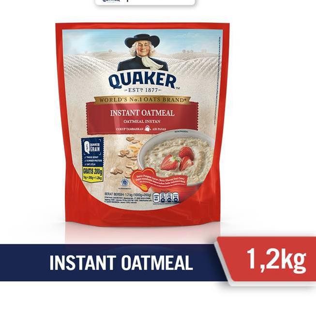 

[KODE 73] Quaker Instant Oatmeal 1200 gr TERBARU!!!