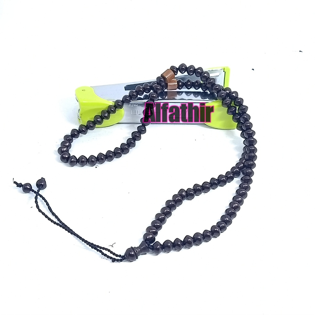 kalung tasbih kokka kaukah wajik hitam