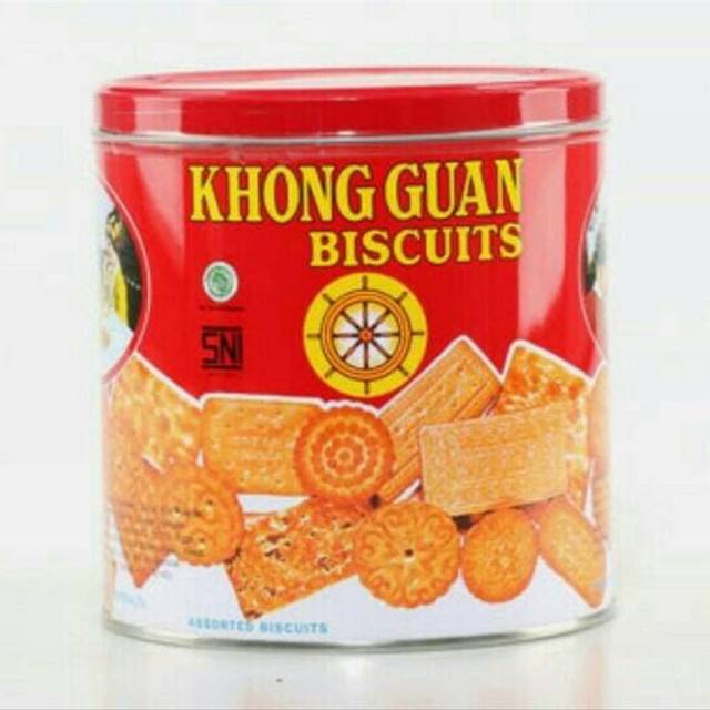 

HONG GUAN ASSORTED BISKUIT KALENG MERAH 650GR