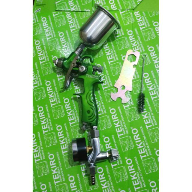 Spray Gun HVLP 0.8mm TEKIRO K 350 KIT Mini Airbrush
