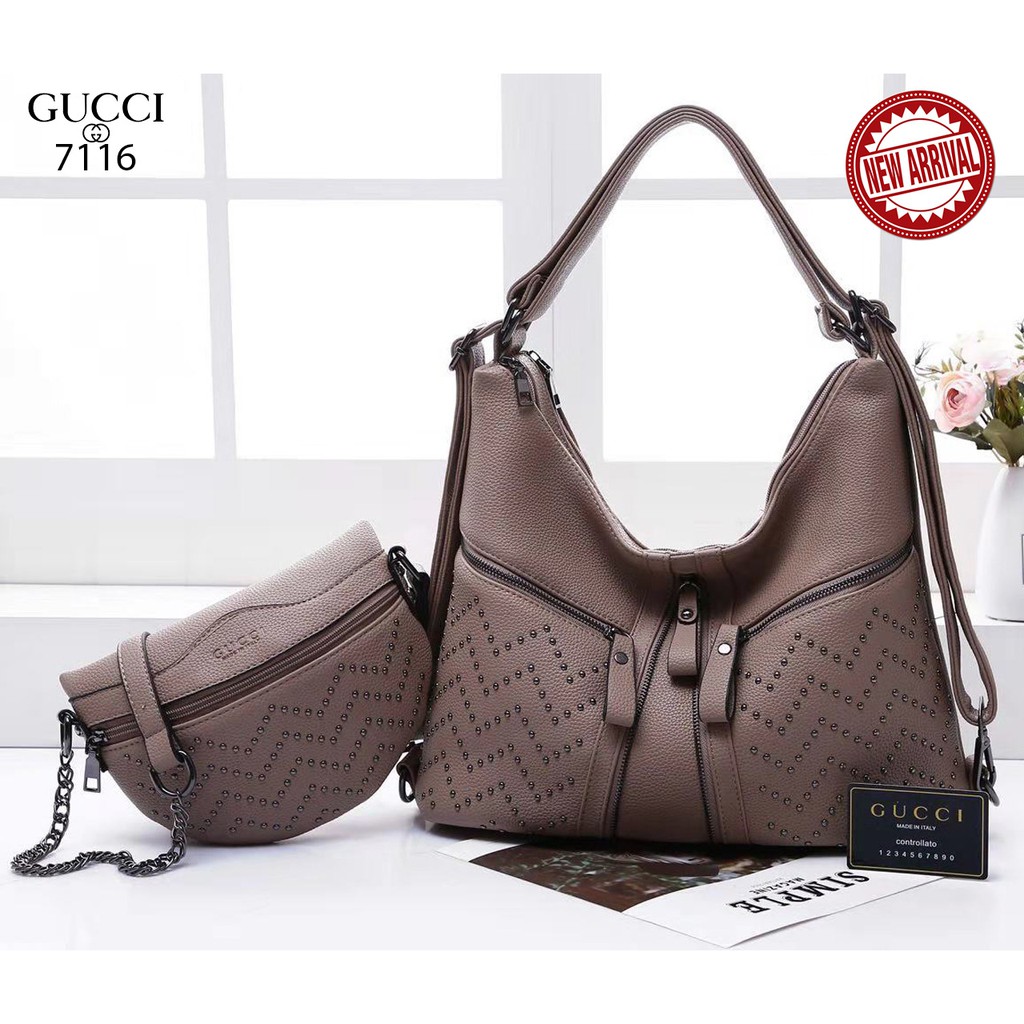 GUCCI Aurell Hobo Bag 2in1
