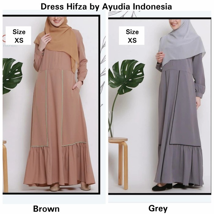 PREMIUM DRESS HIFZA BASIC -HANYA DRESS- GAMIS PESTA SYARI CANTIK BY AYUDIA I