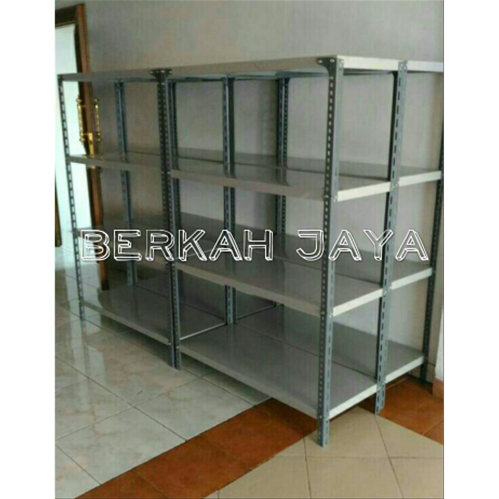 RAK BESI SIKU KANTOR TOKO GUDANG SERBAGUNA Terlaris
