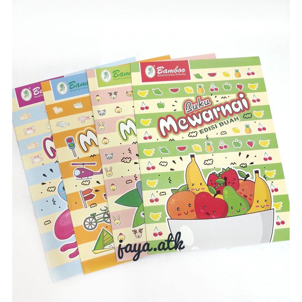 

BUKU MEWARNAI ANAK A4 LUCU BUKU BELAJAR MEWARNAI COLORING BOOK KARAKTER LUCU